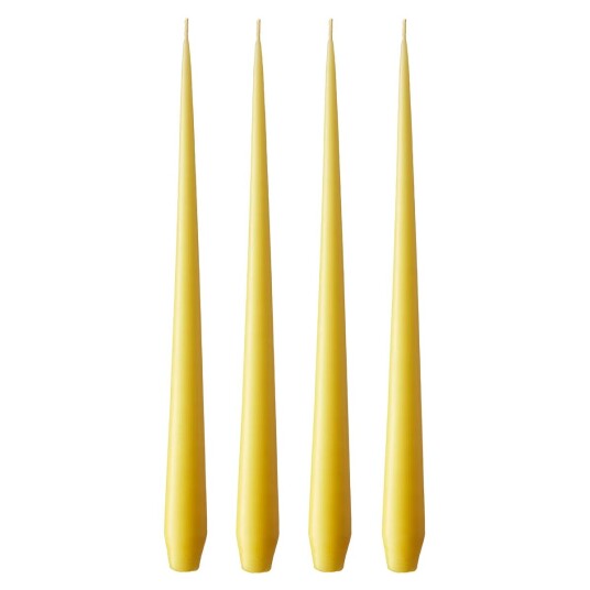 Ester & Erik lys32 cm 4-stk. matt Lemon drop 15