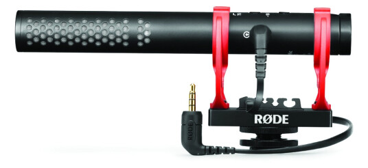 Røde VideoMic NTG Kondensatormikrofon med USB og 3,5 mm jack - Kameramikrofon i svart