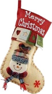 Julesokk med 3D-figur – 46 x 30cm – Snømann Julesokk med 3D-figur – 46 x 30cm – Snømann