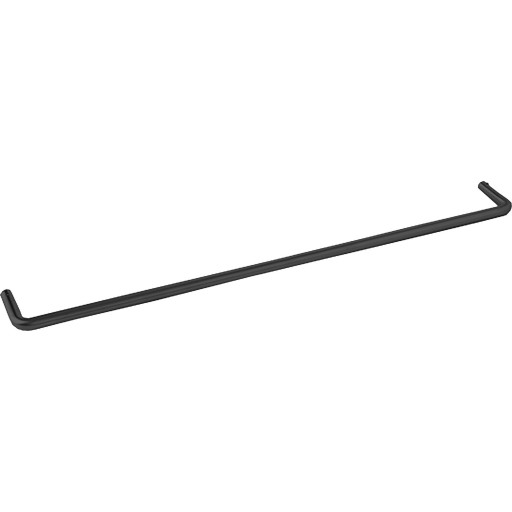 D Line håndklestang 45 cm børstet sort Sort krom
