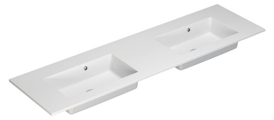 Dansani Minore Servant, dobbel 160,2x45,5 cm, u/blanderhull, Hvit Matt