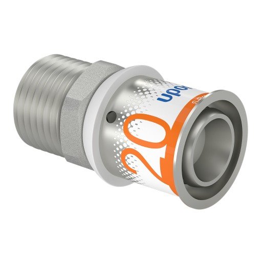 Uponor S-Press kobling m/nippel 20-R1/2"MT