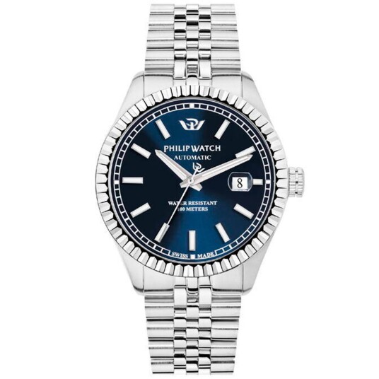 Philip Watch Caribe Urban R8223597022 - Herre - 41 mm - Analog - Automatisk - Mineralglas Philip Watch Caribe Urban R8223597022 - Herre - 41 mm - Analog - Automatisk - Mineralglas
