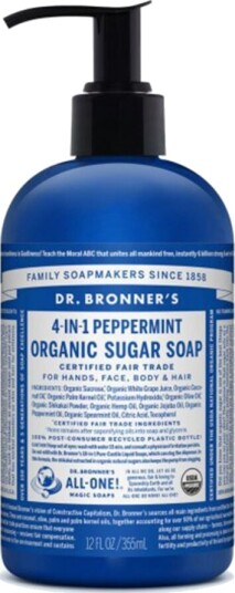 Dr. bronner 4 in 1 hand soap peppermint 355 ml