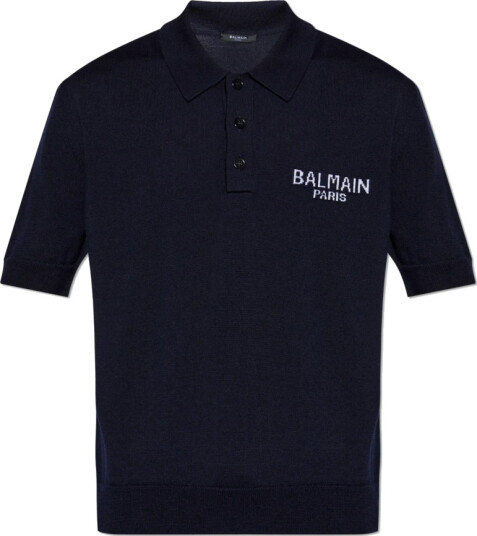 Balmain Herre Strikkevarer Blå M, Balmain Herre Strikkevarer Blå M,