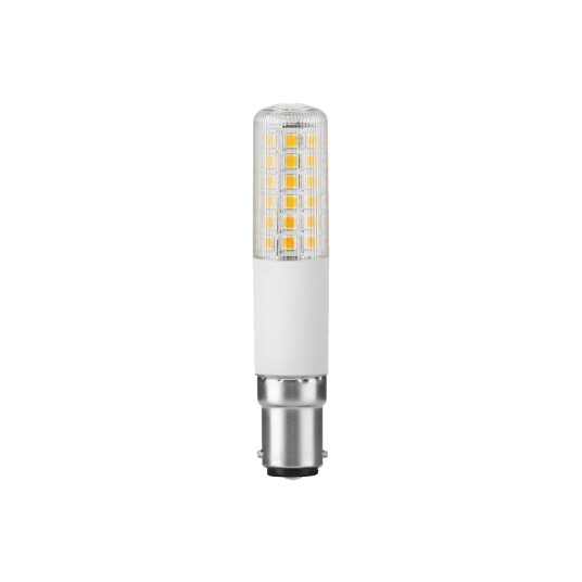 Spl BA15d 8W dimbar LED rørpære 9cm 1055lm 2700K klart glass Dimbar : Dimbar Kulør : Varm Spl BA15d 8W dimbar LED rørpære 9cm 1055lm 2700K klart glass Dimbar : Dimbar Kulør : Varm
