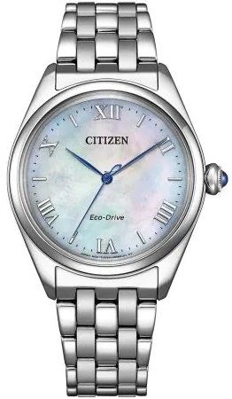 Citizen Dameklokke EM1140 80D Eco Drive Blå/Stål Ø33 mm