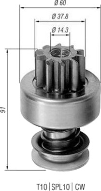 Lite tannhjul, starter MAGNETI MARELLI 940113020153
