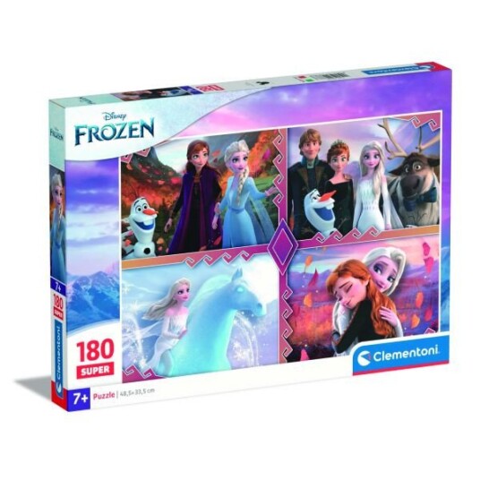 Clementoni SuperColor Puslespill 180 Brikker Disney Frozen