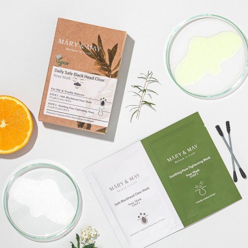 Mary & May Daily Safe Blackhead Clear Nose Pack 10stk Mary & May Daily Safe Blackhead Clear Nose Pack 10stk