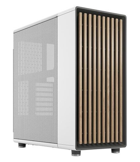 Fractal Design North Midi Tower Kabinett Chalk White ATX med USB-C Fractal Design North Midi Tower Kabinett Chalk White ATX med USB-C