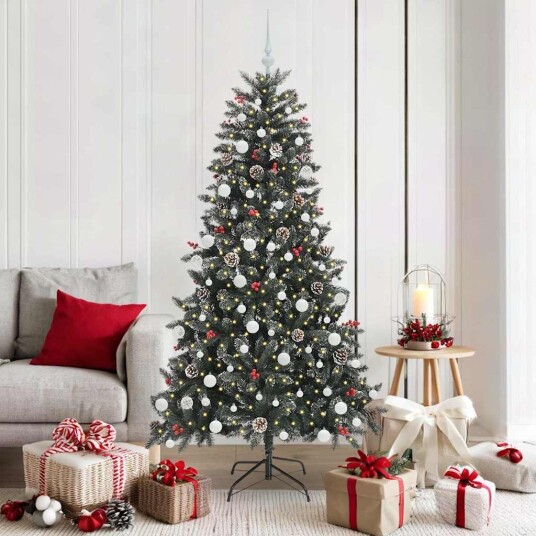 Kunstig juletre grønn 99 x 99 x 180 cm PVC og plast og stål