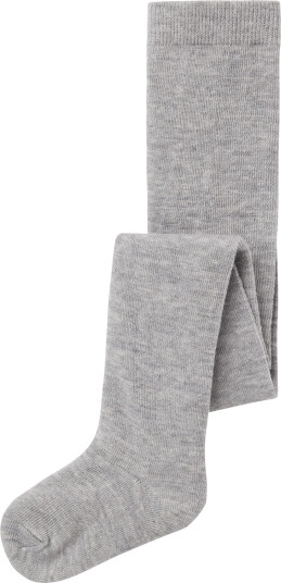 name it Nmmwak Wo/Bl Pantyhose Solid - Grey - 86-92