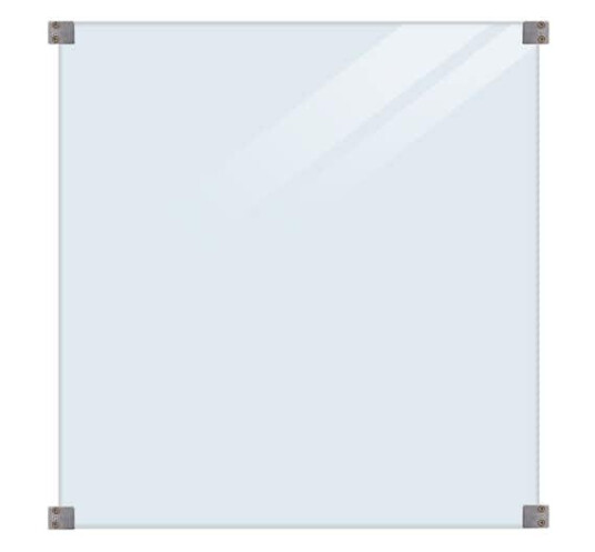 Glassrekkverk PLUS Klarglass 90x91 Runde Beslag Glassrekkverk PLUS Klarglass 90x91 Runde Beslag