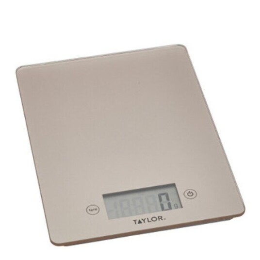 Taylor Pro digital kjøkkenvekt 5 kg kobber Taylor Pro digital kjøkkenvekt 5 kg kobber