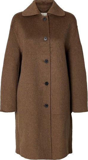 Selected Slwgeri Handmade Coat #S   Brown   36