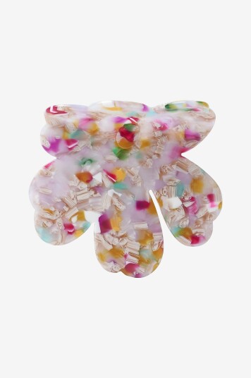 Marimekko Unikko Hair Clip Large Multi Lilla