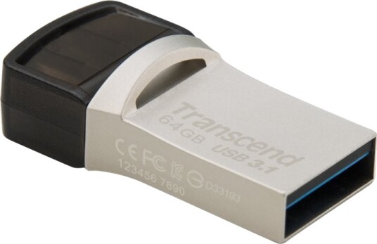 Transcend Jetflash 890 Usb-Flashstasjon 64 Gb Usb 3.1 Transcend Jetflash 890 Usb-Flashstasjon 64 Gb Usb 3.1