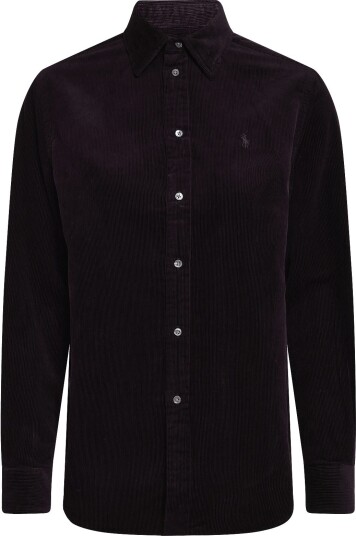 Polo Ralph Lauren Classic Fit Cotton Corduroy Shirt MIDNIGHT MERLOT L