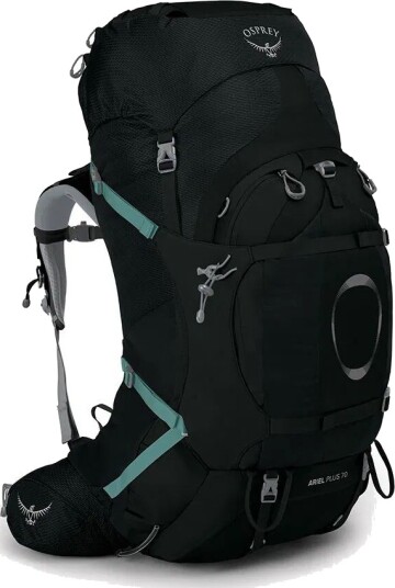 Osprey Ariel Plus 70L Black (#111515) Dame WM/L