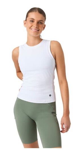 Bjørn Borg Ace Pocket Ribbed Tank Top Dame We/Brilliant White S Bjørn Borg Ace Pocket Ribbed Tank Top Dame We/Brilliant White S