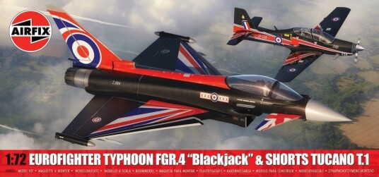Airfix 1/72 Eurofighter Typhoon FGR.4 Blackjack and Shorts Tucano T.1