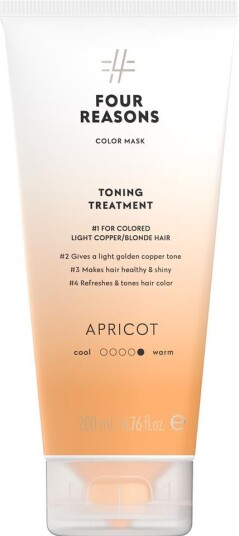 Four Reasons Color Mask Toning Treatment Apricot 200ml