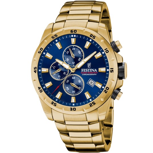 Festina Chrono Sport F20541/2 - Herre - 45 mm - Analog - Kvarts urverk - Mineralglas