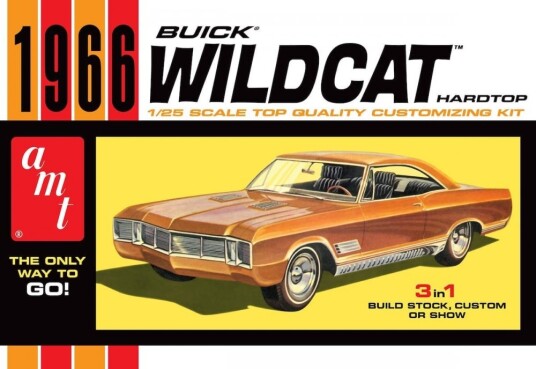 AMT 1/25 Buick Wildcat Hardtop 1966 AMT 1/25 Buick Wildcat Hardtop 1966