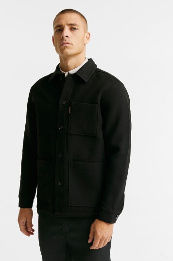 Studio Total Icon Heavy Overshirt Svart
