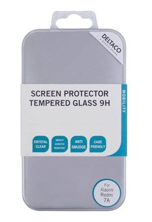 Deltaco Skjermbeskytter for Xiaomi Redmi 7A - Herdet Glass 2.5D