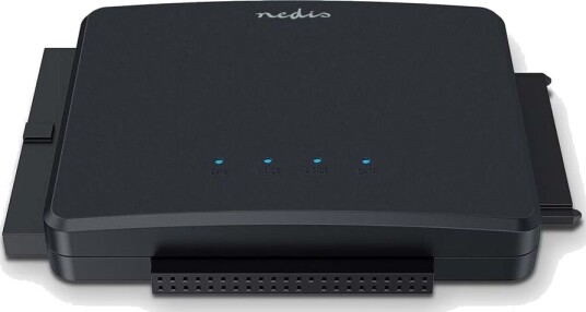 Nedis USB 3.2 Gen1 Harddiskadapter for 2,5"/3,5" IDE + SATA med Strømforsyning Nedis USB 3.2 Gen1 Harddiskadapter for 2,5"/3,5" IDE + SATA med Strømforsyning
