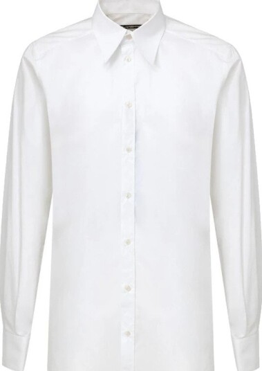 Dolce & Gabbana Herre Skjorter Hvit 2XL, Dolce & Gabbana Herre Skjorter Hvit 2XL,