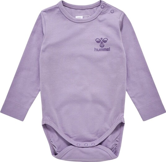 Hummel Body I/e   hmlMino   Lavender Grå   Hummel   1½ år (86)   Langermet Body   Lilla