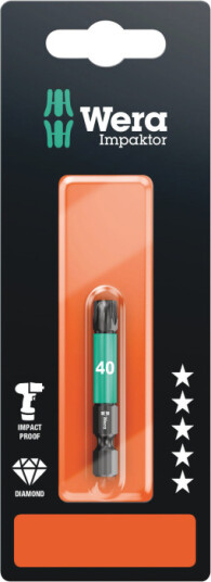 Wera Impaktor TX40 Bits 50 mm