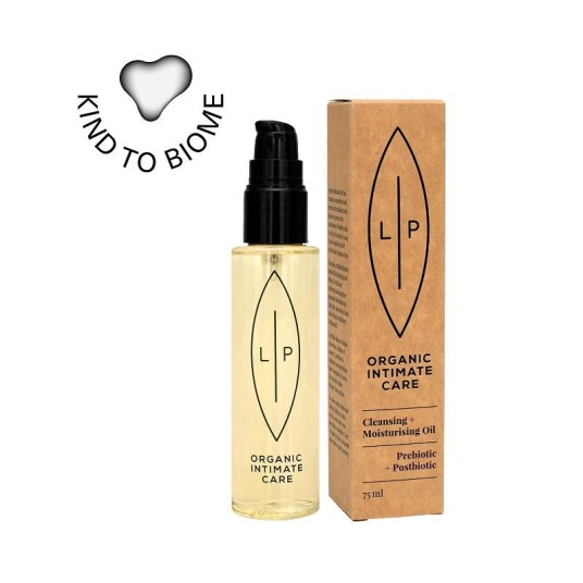 Lip Intimate Care Cleansing + Moisturising Oil Prebiotic + Postbiotic