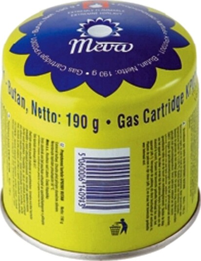 Meva Butangasspatron til gassbrenner - 190g