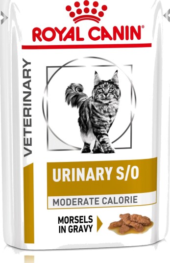 Royal Canin Veterinary Feline Urinary S/O Moderate Calorie I Saus 48 X 85 G