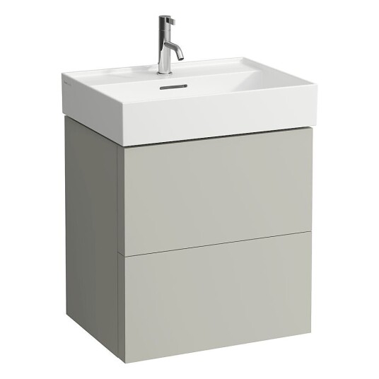 Laufen Kartell Servantskap med 2 skuffer 580x600 mm Pebble Grå