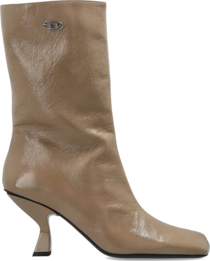 Diesel Dame Sko Beige 35 EU,