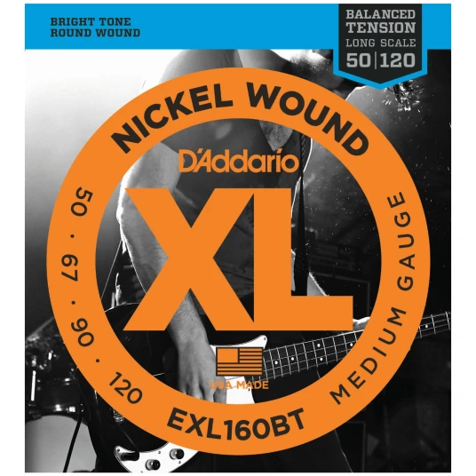 D'Addario Exl160bt Balanced Tension El. 050-120 Bass D'Addario Exl160bt Balanced Tension El. 050-120 Bass