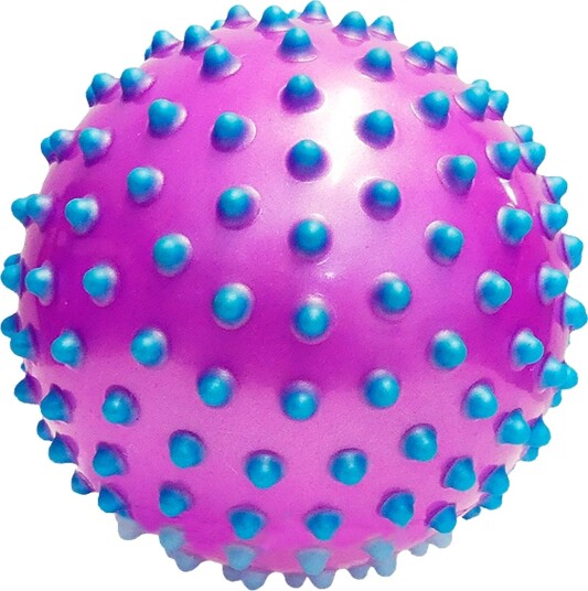 Sportme Spike Ball Duo 10cm Purple Blue Multi/Patterned 10cm