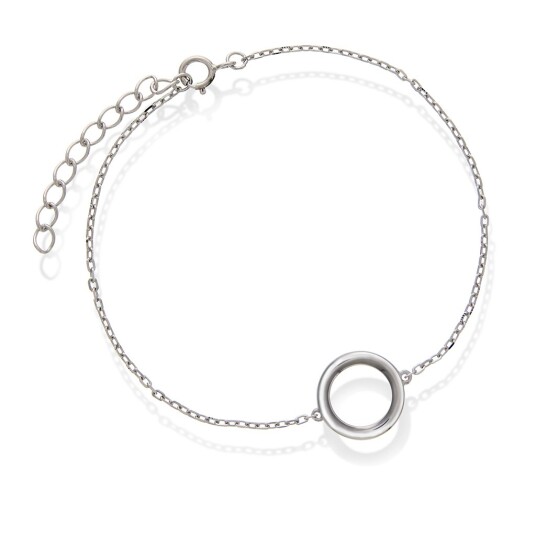 Pan Jewelry, Armbånd i 925 sølv med sirkel