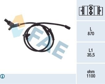 FAE 78015 Sensor ABS FAE 78015 Sensor ABS