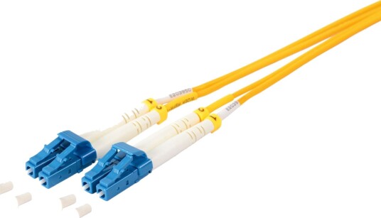 S/Conn Fiberpatchkabel Duplex Lc Til Lc Os2 Gul 15,0 M 16677806
