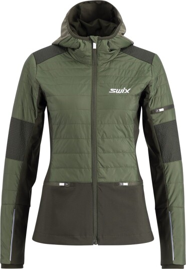 Swix Horizon Jacket, W's Olive/Dark Olive S