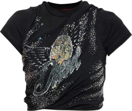Diesel Dame Topper Svart XS,
