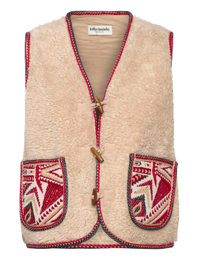 Lollys Laundry Hugoll Vest Sl Beige L Lollys Laundry Hugoll Vest Sl Beige L