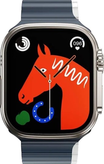 HOCO Magnetisk Silikonreim for Apple Watch 38/40/41mm Blå/Grå