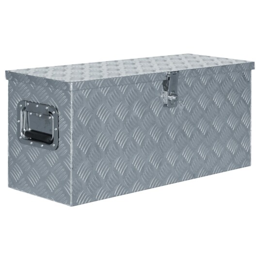 Aluminiumsboks 80x30x35 cm sølv Aluminiumsboks 80x30x35 cm sølv